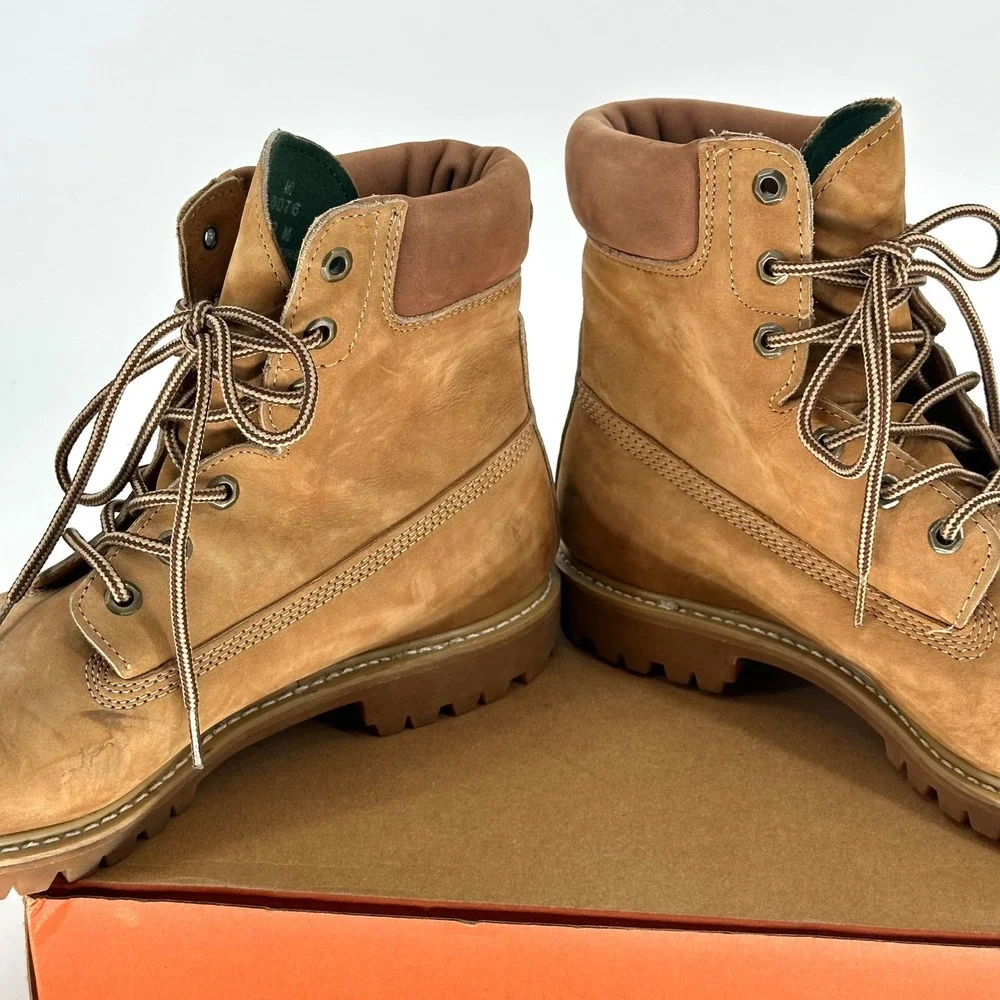 Vintage Eddie Bauer Leather Outdoor Hiking Work Casual Men's 12 M